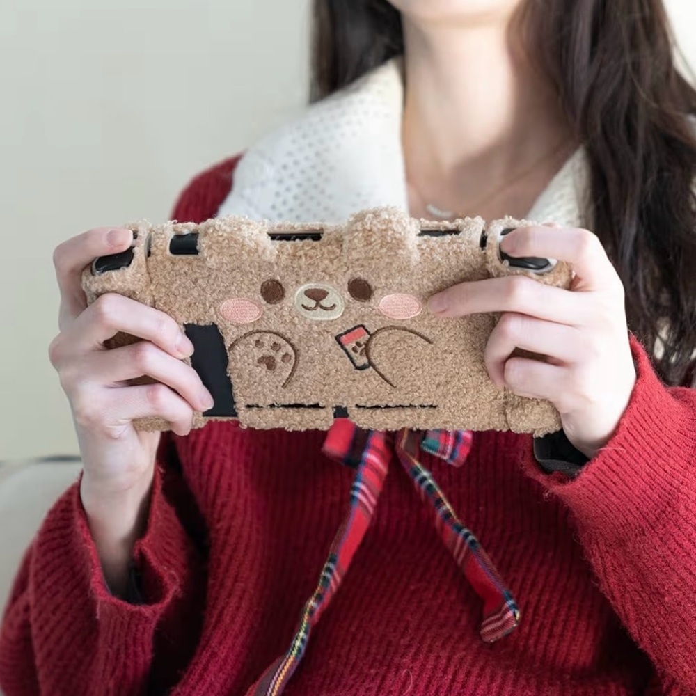Geekshare Cute Plush Protective Case Cover Compatible With Switch-Shock - Picture 6 of 10